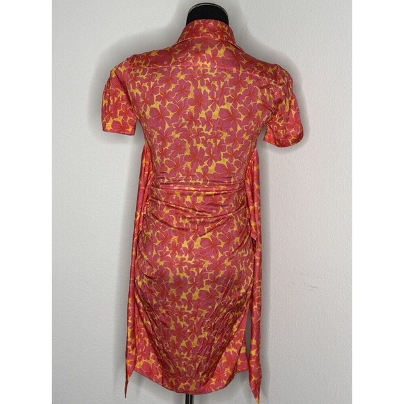 Jaaf Stretch-jersey mini dress in Hibiscus Print size small - Picture 3 of 7